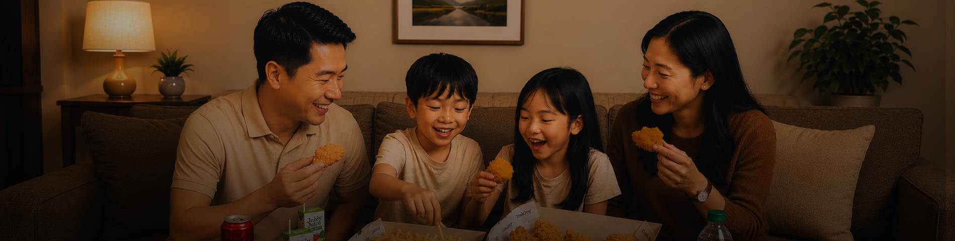Family dining at DakJoy
